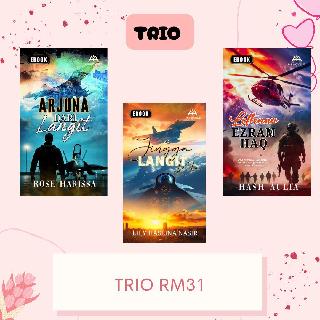 Trio Merdeka - Arjuna Dari Langit (Rose Harissa), Jingga Langit Kita (Lily Haslina Nasir) & Leftenan Ezram Haq (Hash Aulia)